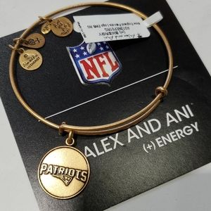 Alex and Ani NFL New England Patriots bracelet